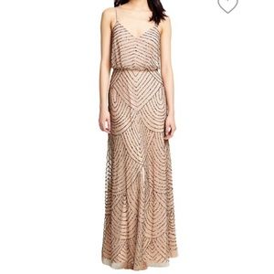 Adrianna Papell Blouson Gown
